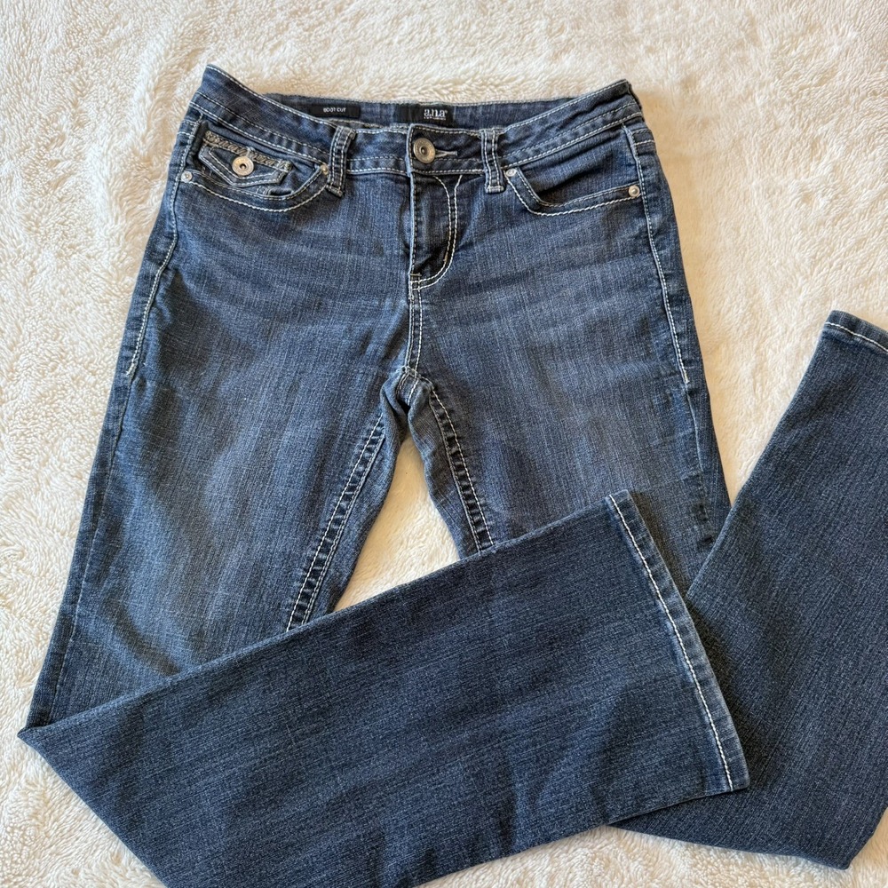 A.N.A - ANA - A New Approach Women's Sz 28/6 Blue Denim Stretch Boot Cut Jeans